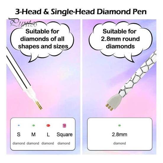 Stilou cu vid pentru pictură cu diamante, alimentat prin USB, stilou pentru pictură cu diamante fără ceară, instrument de ridicare a strasurilor cu aspirație prin vid pentru proiecte artizanale de pictură cu diamante