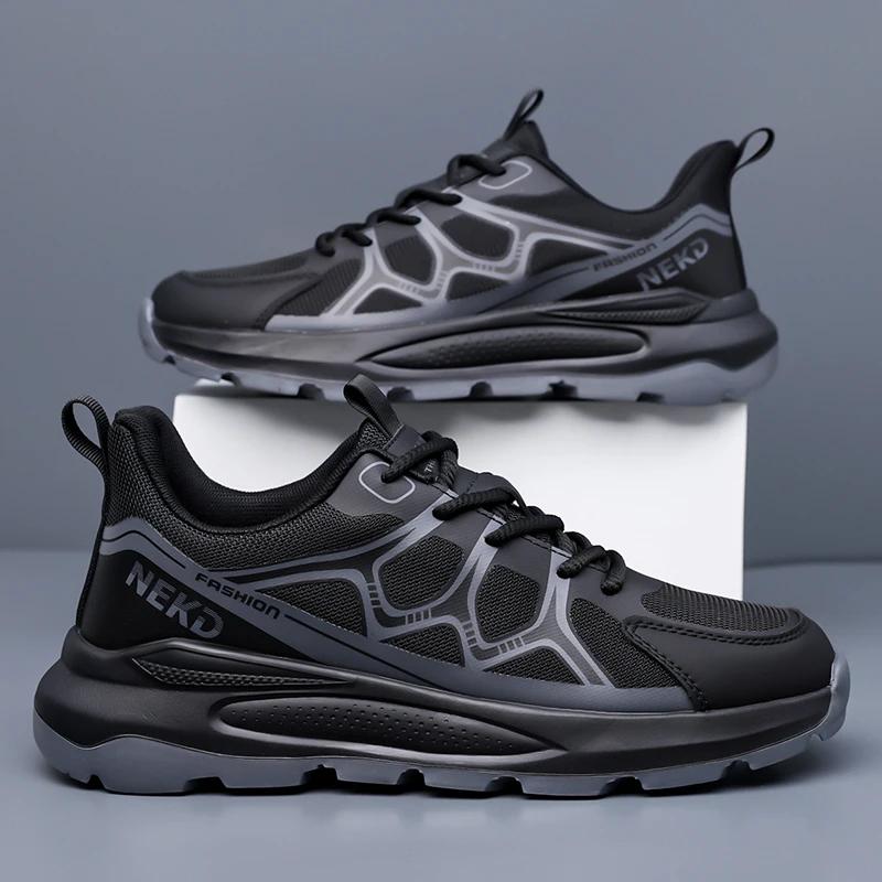 Anti-odor  Moisture Absorption and Perspiration Lightweight Outdoor Recreational Sports Shoes Rebound Four Seasons Running Shoes