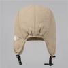 Double-Sided Lamb Plush Lei Feng Hat Women'S Winter Thickened Warm Ear Protection Hat Outdoor Ski Cycling Flight Hat