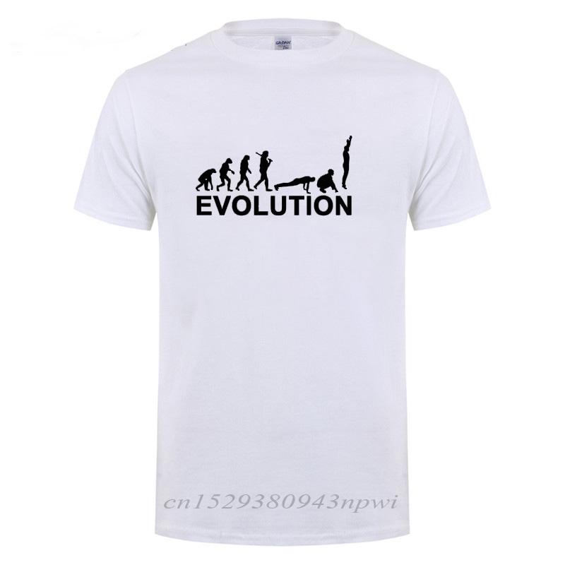Evolution Burpees Instructor Crossfit TShirt Funny Birthday Gift For Men Dad Father Husband Short Sleeve O Neck Cotton T Shirt