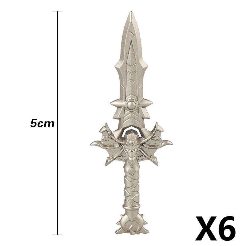 MOC Medieval Building Block Soldier Figure Weapon Accessories Battle Axe Bow Arrow Sword Sheath Shield Assembly Puzzle Brick Toy
