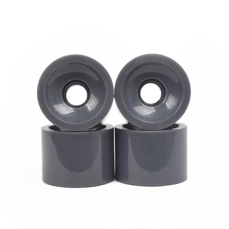 Mehrfarbige 78A High-Rebound Weiche PU-Räder für Street-Cruising - Longboard, Skateboard, Roller