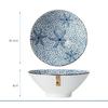 Japanese-style Ceramic Tableware Big Soup Bowl Household Large Ramen Bowl Bucket Hat Trumpet Bowl