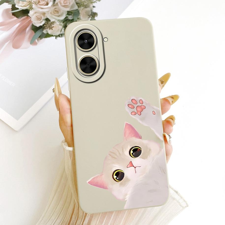 For Xiaomi Poco C71 Case Redmi A5 4G Cover 6.88" Cute Cat Duck Rabbit Anime Soft Silicone Shockproof Bumper On Redmi A5 NFC Capa