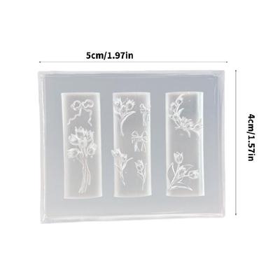 Kleine Kunstzubehör-Formen Blumendesign-Formen für Nageldesign-Formen Nagelverzierungs-Formen für zarte Maniküre-Designs