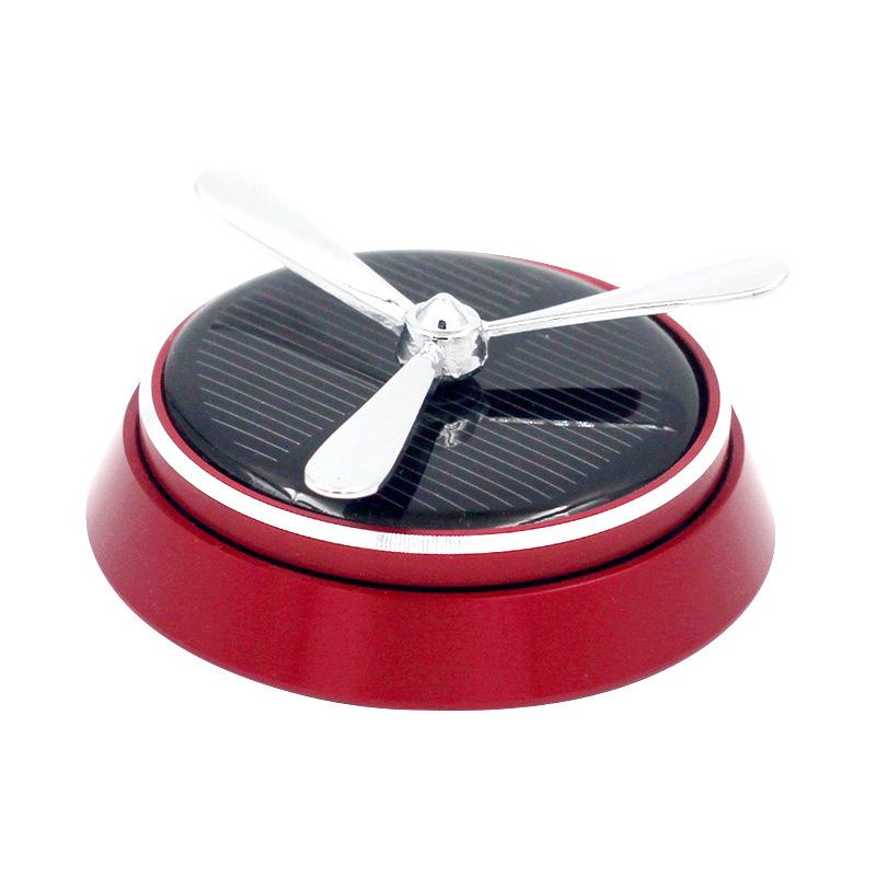 Intelligent Rotating Solar Car Aroma Ornamen: Long-lasting Deodorizing Alloy