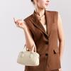 Top Layer Cowhide Mini Pillow Bag High-End Boston Shoulder Underarm Bag 2025 New Women's Genuine Leather High-End Bag