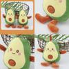 Cute Avocado Plush Toy Cartoon Fruit Doll Stuffed Toy Gift Factory