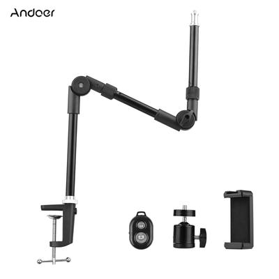 Andoer ST-01 Ευέλικτη Αναδιπλούμενη Βάση Επιτραπέζιας Βάσης Μεταλλικό στήριγμα 1/4 ίντσας Βίδα 3kg Χωρητικότητα φορτίου με
