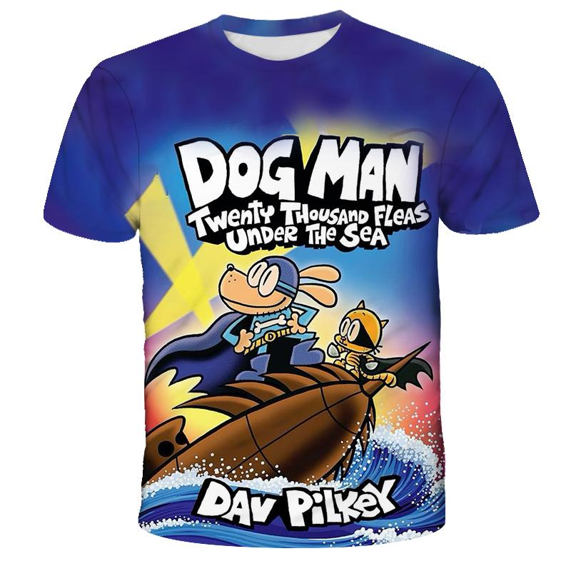 Kreskówka Anime Pies Chłopcy Koszulki Letnia Dziecięca Koszulka z Krótkim Rękawem Urocza Modna Wygodna Koszulka