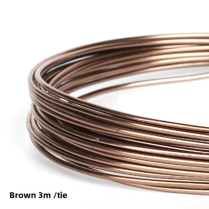 Colored Oxidized Aluminum Wire (1mm-2.5mm) for DIY Crafts & Bicycle Ornaments