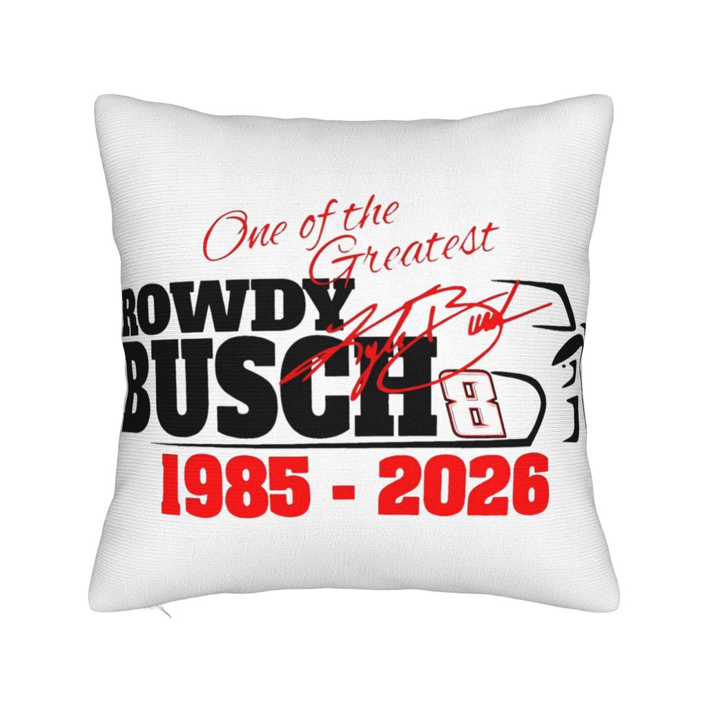 Decorative Pillow Covers Kyle Busch Merch Home Throw Pillow Case Cover Square Multiple Sizes