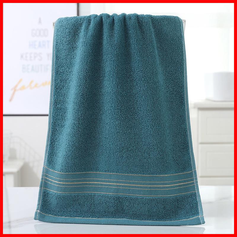 Thickened Cotton Towel with Strong Water Absorption Universal Towel for Adults and Children Solid ColorSkin Friendly Towel