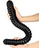 Gode Big Tortos 55 X 5.5cm Black - DoublePlayz - Double Dildos