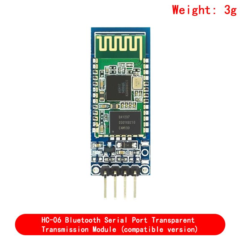 HC-05 HC-06 Master-Slave 6Pin/4Pin Anti-Reverse, Integrated Bluetooth Serial Pass-Through Module, Wireless Serial for Arduino