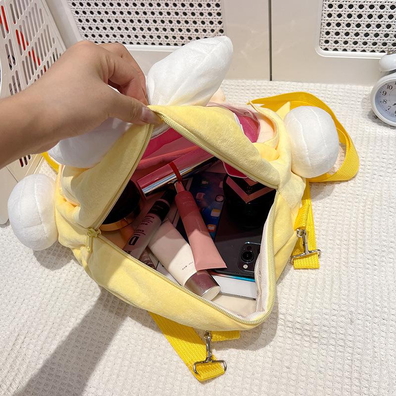 Japanese doll backpack two-dimensional cute girl plush doll backpack student bag transparent pain bag