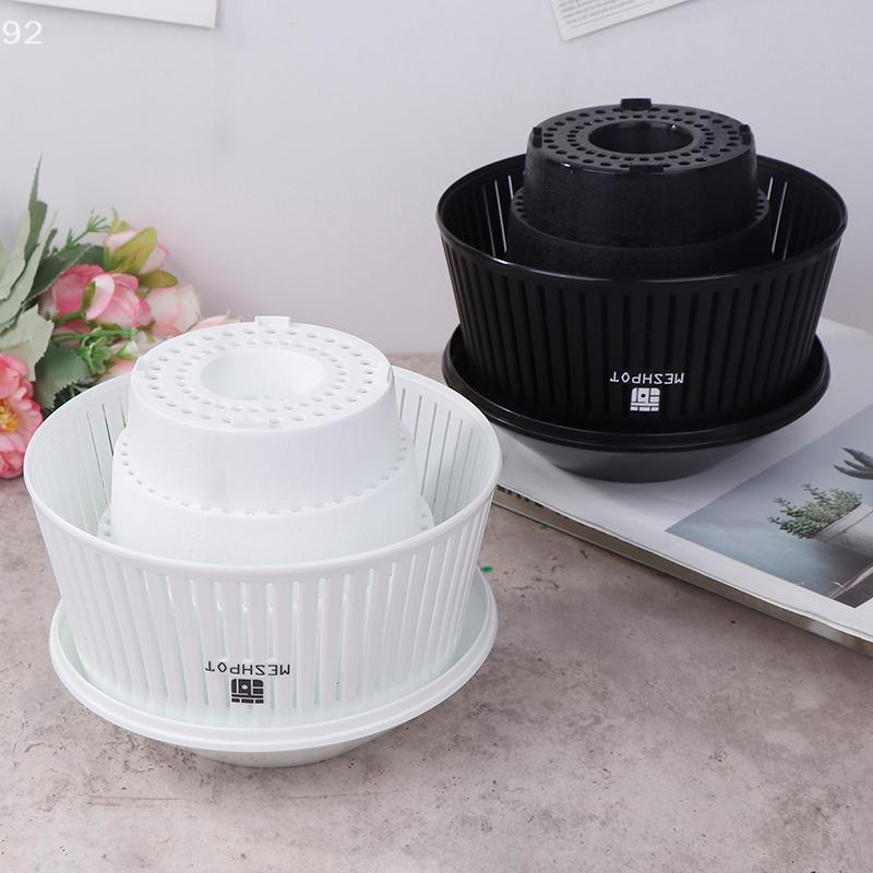 Meshpot Květináče na orchideje s otvory Květináč na přesazování Plastový květináč Pokojové-venkovní rostliny Domácí dekorativní Květináč na vzdušné rostliny