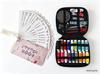 Portable Needle and Thread Set for Home Sewing and Mending – Includes Stitching Method Book and Case