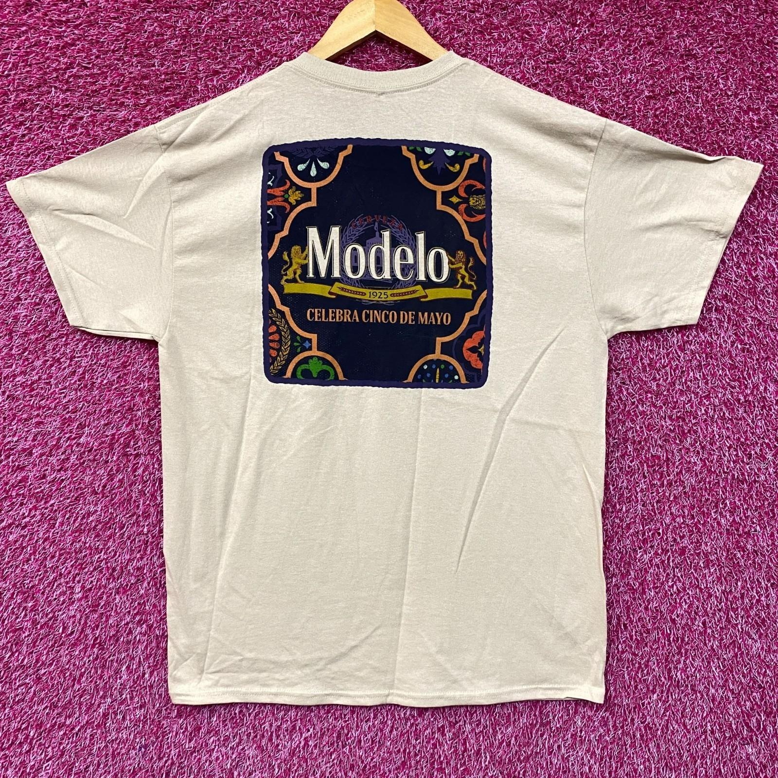 Cerveza Modelo Celebrate Cinco de Mayo Beer Promo T-Shirt L M