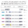 KOKUYO Textmarker 2-Farben in 1 Marker, Mark+ Grauer Typ, 5-teiliges Set, PM-MT201-5S