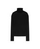 VIS A VIS Wool Ribbed Jersey Turtleneck (Black)