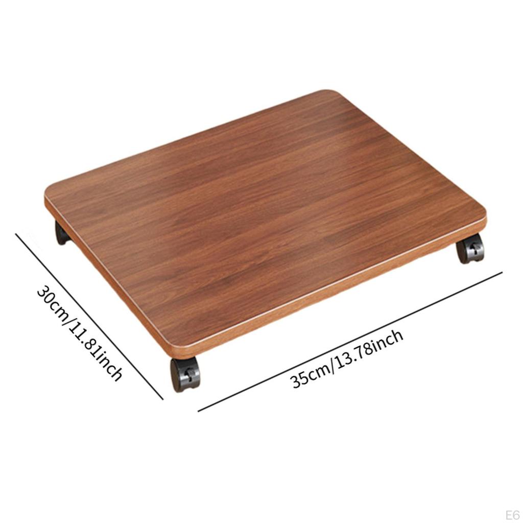 Audio Rack Mobile Stand with Wheels for Home and Office Organization