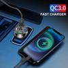 Port USB QC 3.0 Fast Car Charger For Cell Phone Fast Charging Car Accessories Car Interior Parts Car Products Tools Charging