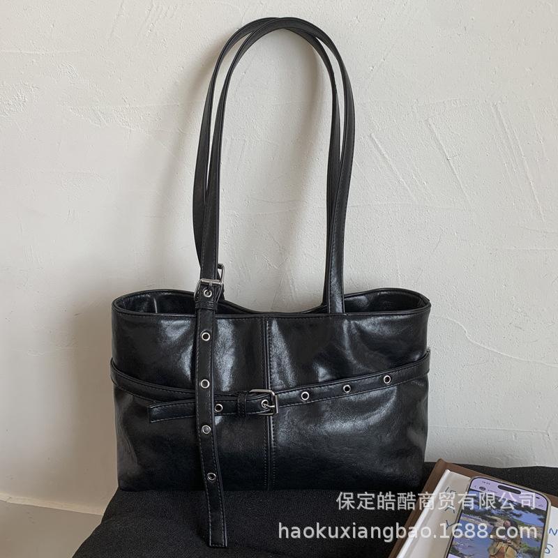 This Year's Popular Bag Ladies 2025 New Trendy High-end Retro Shoulder Underarm Bag Leopard Print Messenger Tote Bag