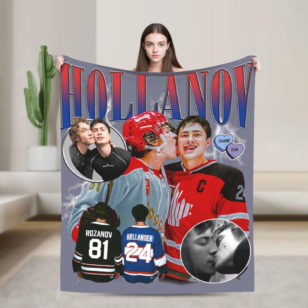 Heated Rivalry Game Changers Blankets TV show Wool Funny Soft Throw Blankets for Bedspread Decoration