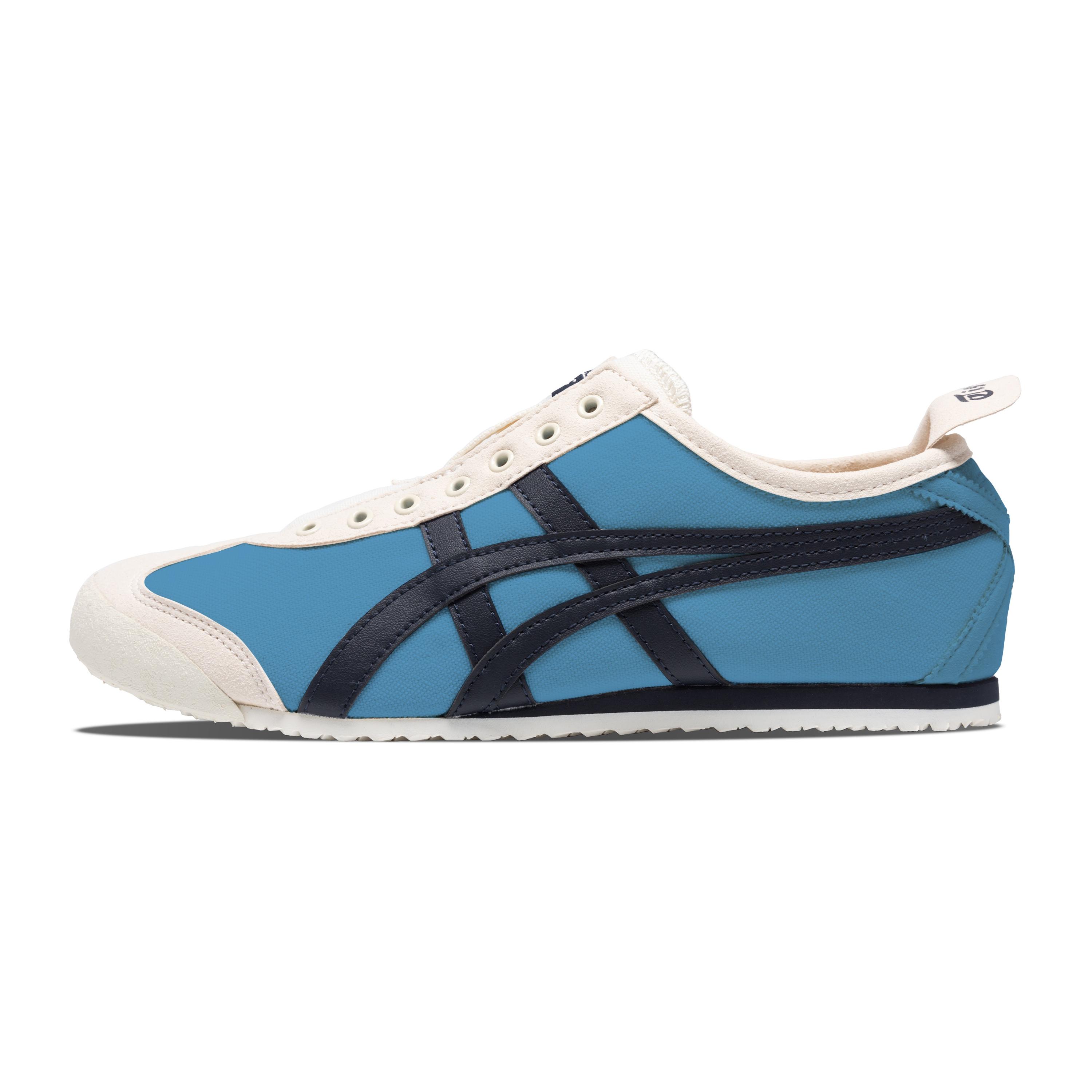 

Onitsuka Tiger MEXICO 66 Abrasion Resistant Breathable Moisture Wicking Low top Casual Shoes Unisex Beige Blue Black 1183A360-205(Team348-) 39.5