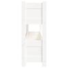 Planter Box White 112x25x66 Cm Solid Pine Wood