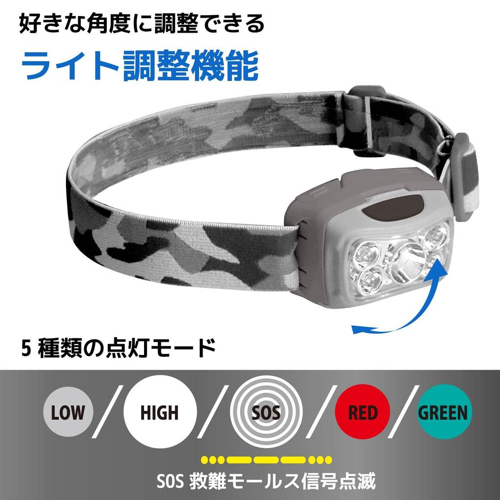 Cablu de alimentare pentru lanternă frontală cu LED electric Ohm Warrior LW400RG OHM LC-LW400RG-H 08-1352