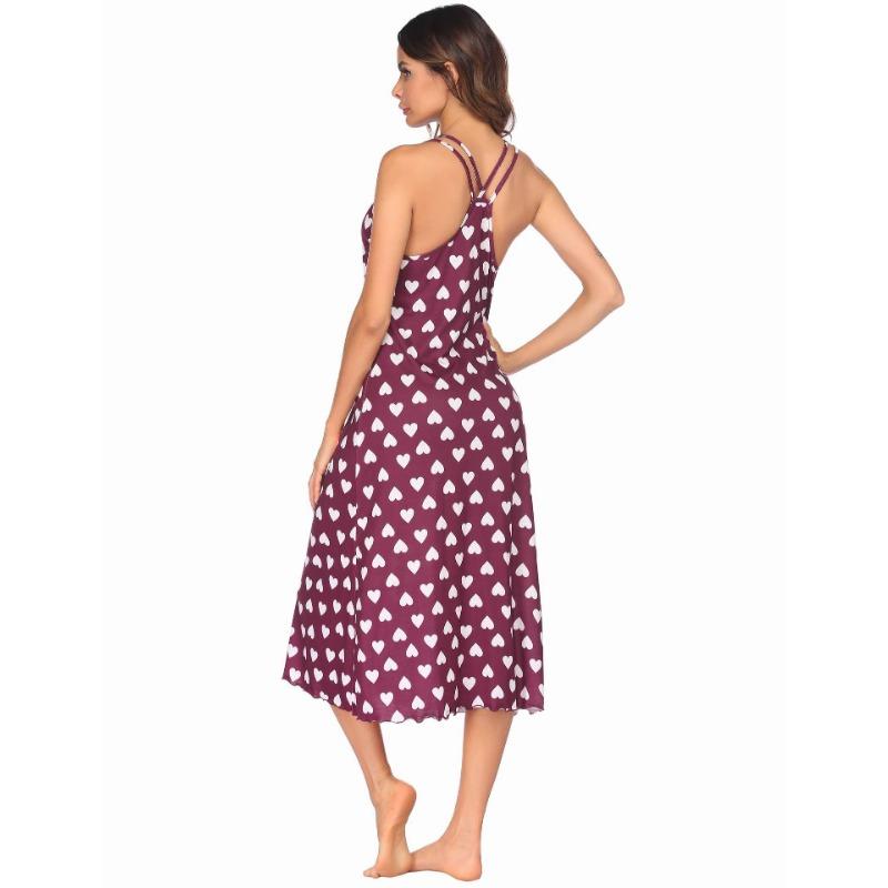 YYFS Women's Fashion Leopard Print Summer Spring Sleeveless U-Neck Loose Waistline Casual Dresses