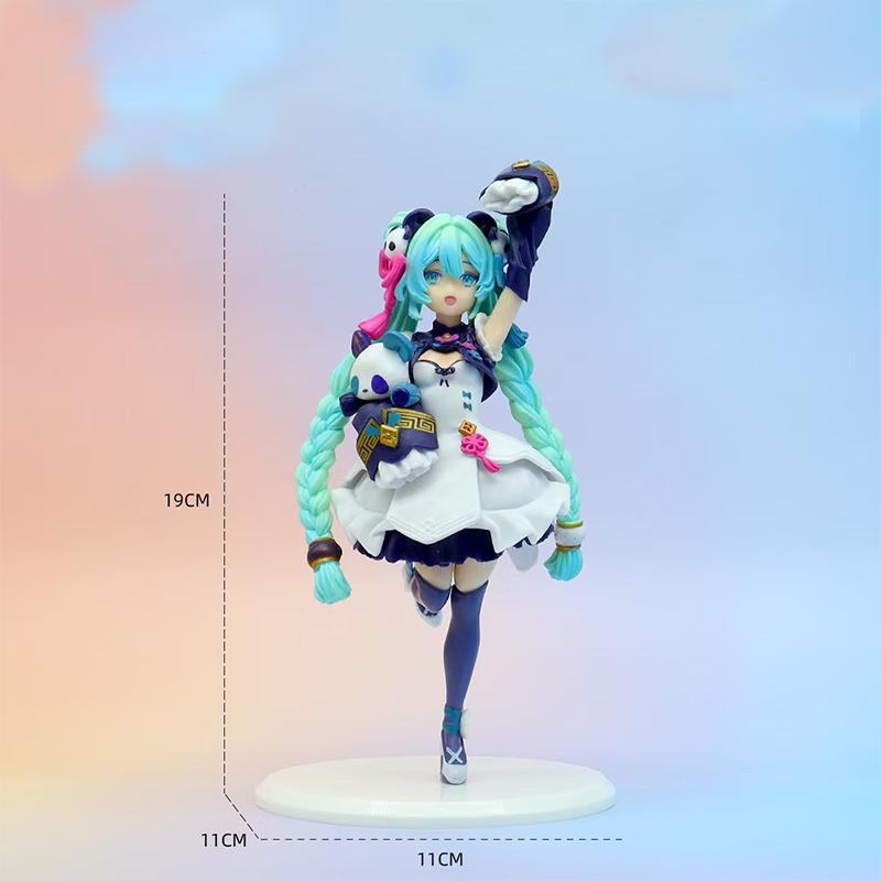 The In Stock Animation Anime Hatsune Miku Handmade Devil Hatsune Miku Cat Ear Hatsune Miku Cute Handmade Pvc Model Decorations
