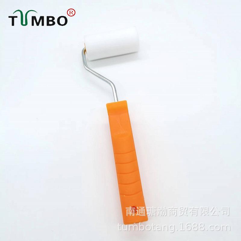 3  Oil-Based Solvent-Resistant High-Density Sponge Roller Brush for Smooth, Mark-Free Wall Touch-Ups 5 Oil-based Flat Brushes + PP Hook Handle