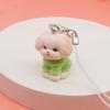 Plush Resin Animal Keychain Cute Handbag Charm Portable Travel Companion Gift Animal Keychain Decoration