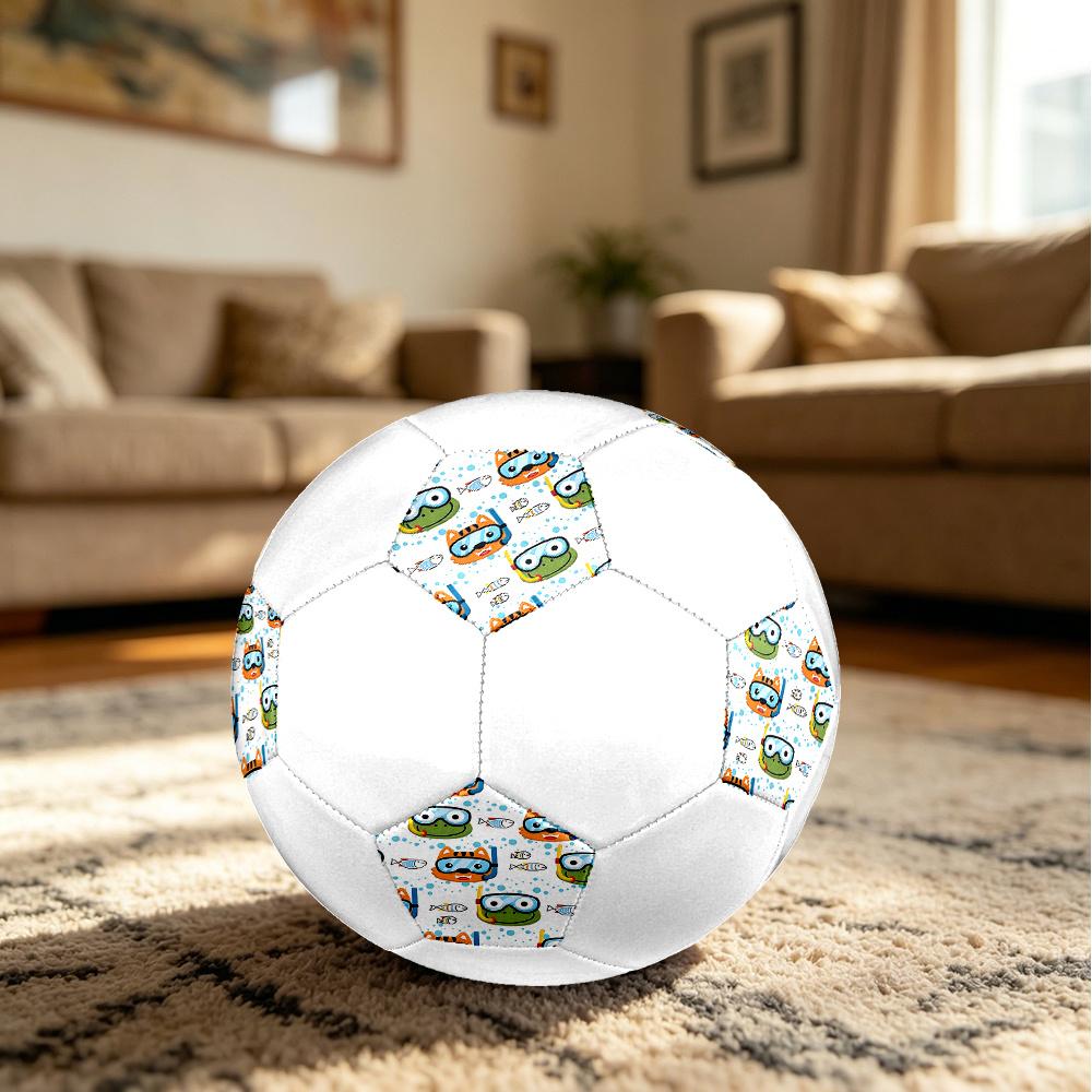 1PC Underwater Adventure Friends Soccer Ball Size 5 Football Machine Sewn Indoor/Outdoor Universal Football Gift W31