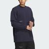 Adidas Letter Print Casual Crew Neck Long Sleeve T-Shirt Men Tops Legendary-Ink-Blue IZ1593