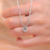 Non fading Sparkling Necklace Female Ins Light Luxury High end Simple and Exquisite Clavicle Chain Girlfriend Birthday