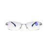 803 Custom Logo Ultra-Light Rimless Presbyopic Eye Glasses Farsighted Anti-Blue Light Reading Glasses for Men Women Square
