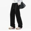 Fingercroxxit Men's Japanese Style Curved-Leg Casual Sport Pants