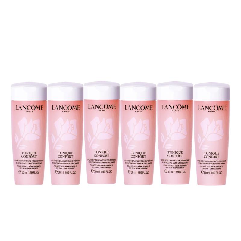 Lancôme Travel size/experience size Qingying soft skin toner sample , deep hydration, moisturizing, soothing, repairing 50ml*6 without gift bag розовый