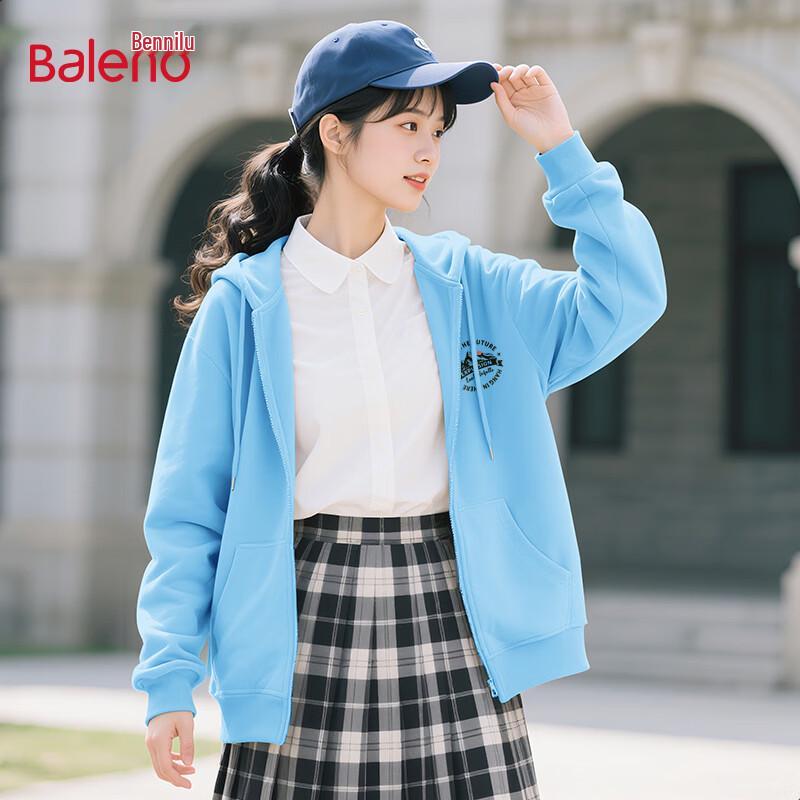 Baleno Women s Zip-Up Hooded Sweatshirt M