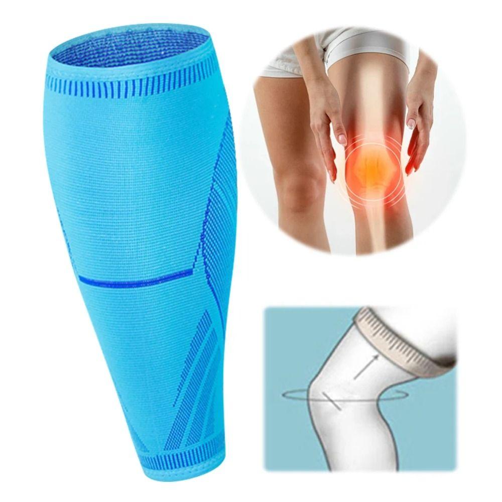 Wear-resistant Compression Calf Sleeves Sweat-absorbing Knee Support Sleeves  Basketball Volleyball