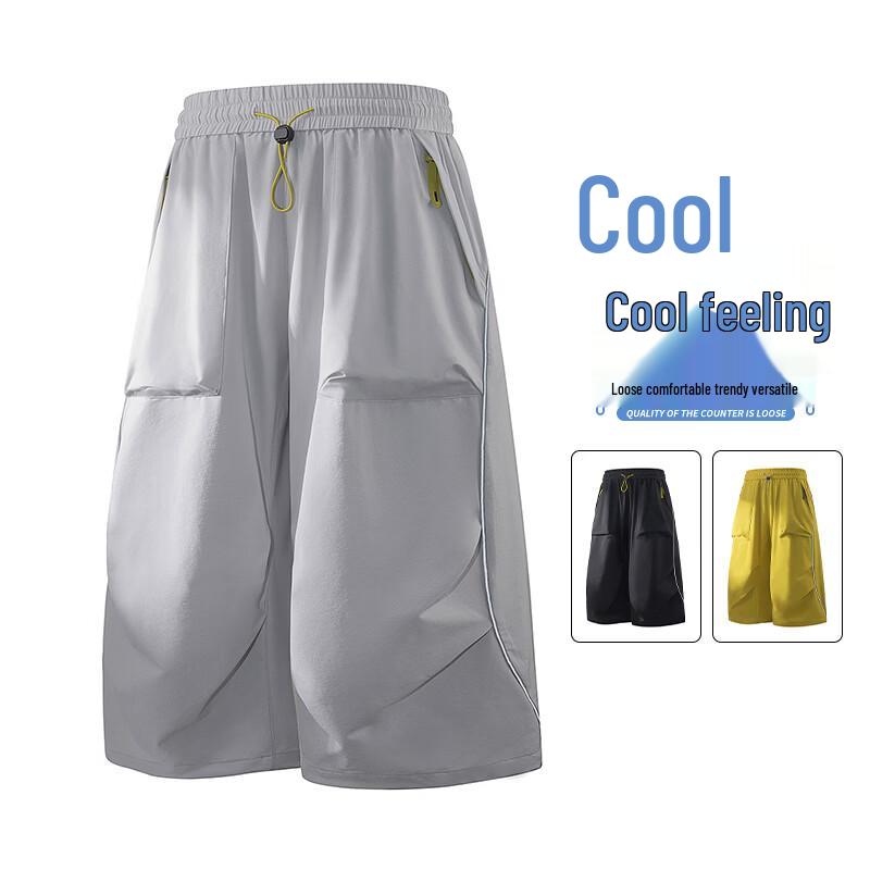 MEDE Men s Outdoor Quick-Dry Cargo Capri Shorts 8XL