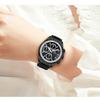 Elegant Ladies Watches Chronograph Dials Fashion Business Quartz Watch for Women Stainless Steel Band