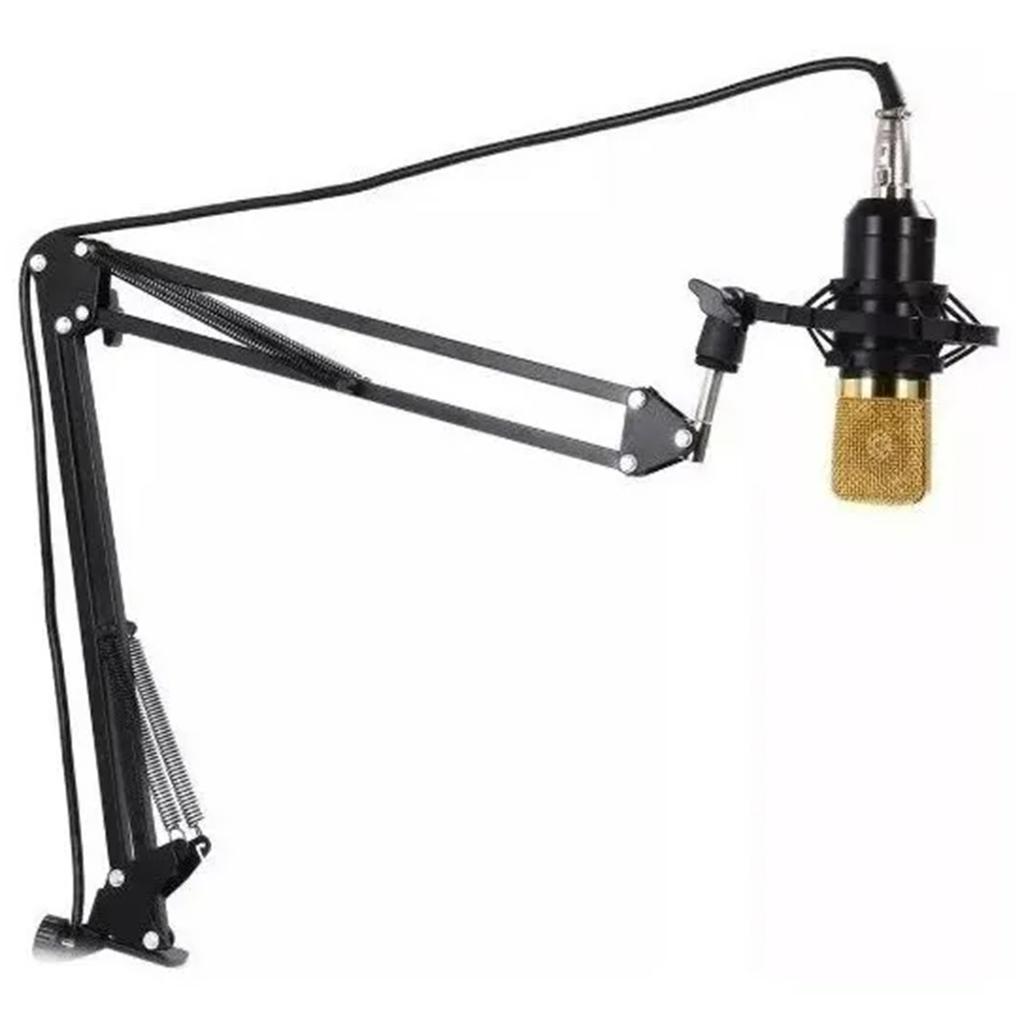 Microphone Arm Stand Adjustable Suspension Boom Scissor Mic Stand Microphone Desk Mount Stand with Mic Clip