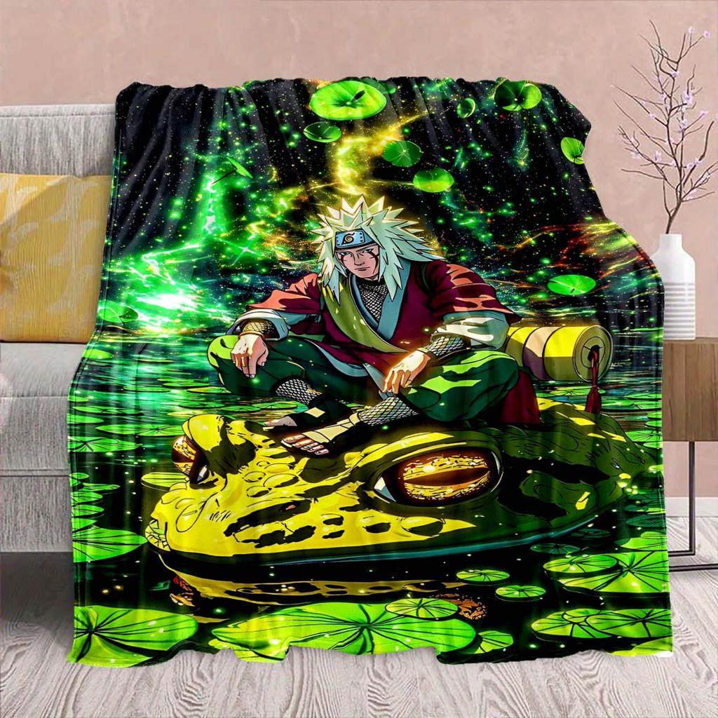 Naruto Anime Flanelová deka - Měkká teplá ideální na pohovku, do postele, na kempování, cestování, do kanceláře, domácí dekorace -QJY