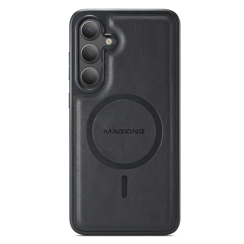 For Samsung Galaxy S24+ Case Compatible with MagSafe PC+TPU+PU Phone Cover