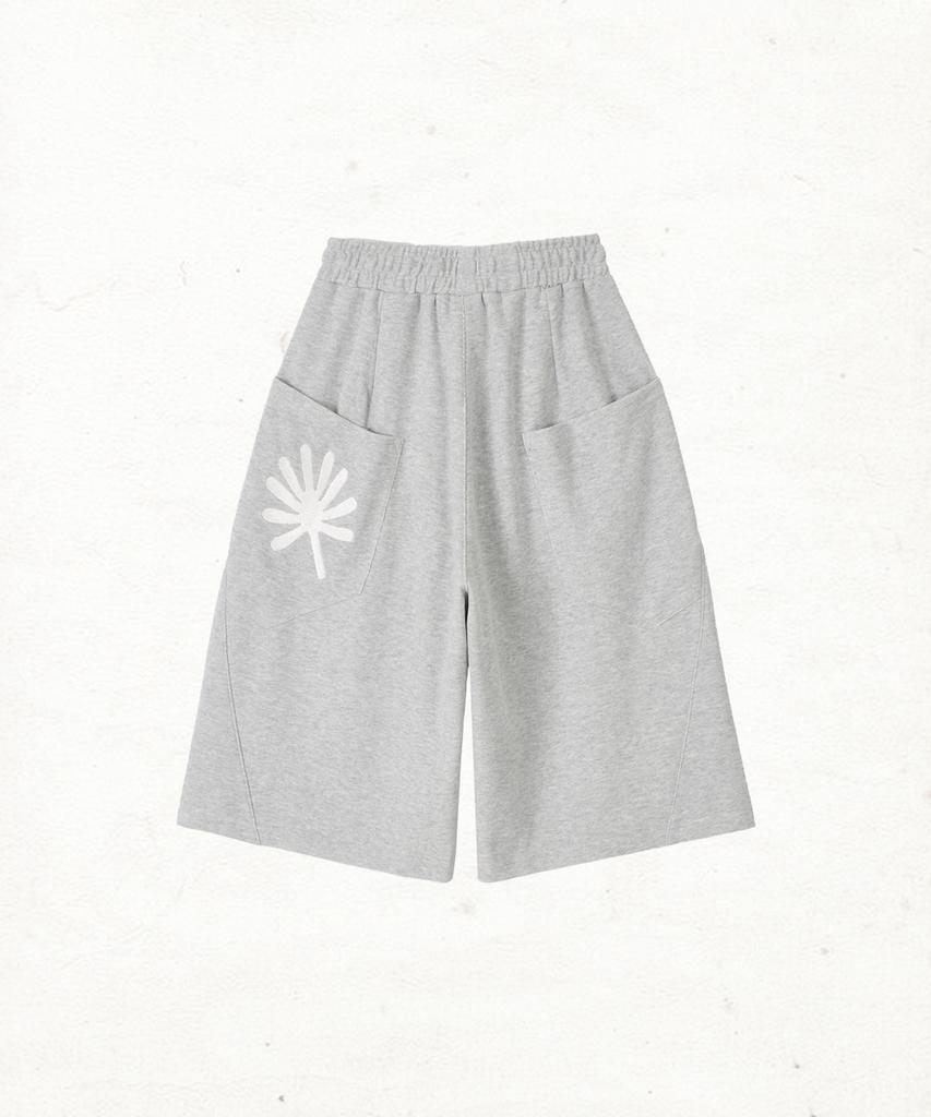 Dandel Dd Symbol Sweat Bermuda Pants (Grey)